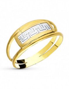 18K SORTIJA BICOLOR 2