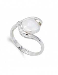 18K SORTIJA ORO BLANCO Y... 2