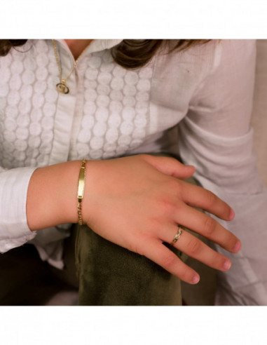 18K SORTIJA BICOLOR CIRCONITAS 3.5 MM