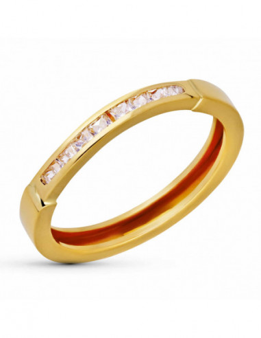 18K SORTIJA ORO AMARILLO PIEDRAS