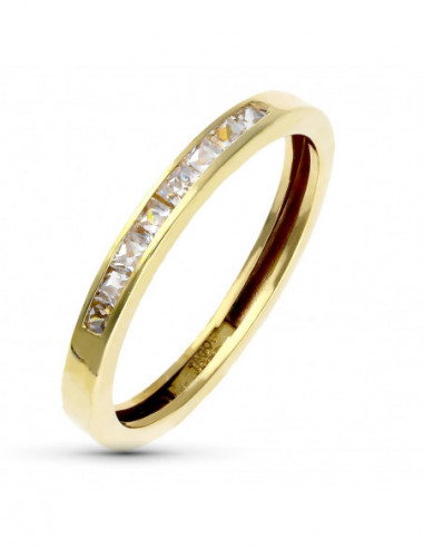 18K SORTIJA ORO AMARILLO PIEDRAS