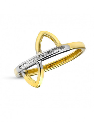 18K SORTIJA ORO BICOLOR COMUNION...