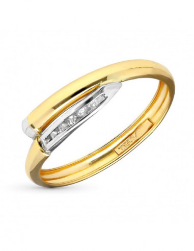 18K SORTIJA BICOLOR COMUNION...