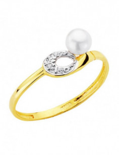 18K SORTIJA BICOLOR... 2