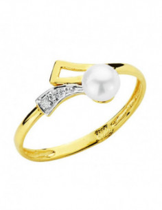 18K SORTIJA BICOLOR... 2