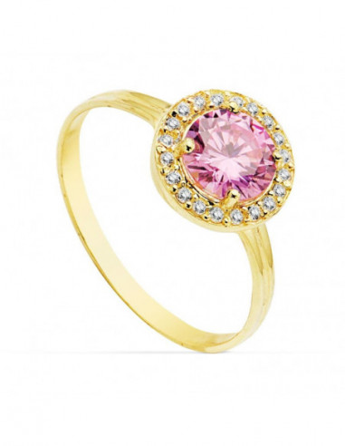 18K SORTIJA ORO AMARILLO MOTIVO...