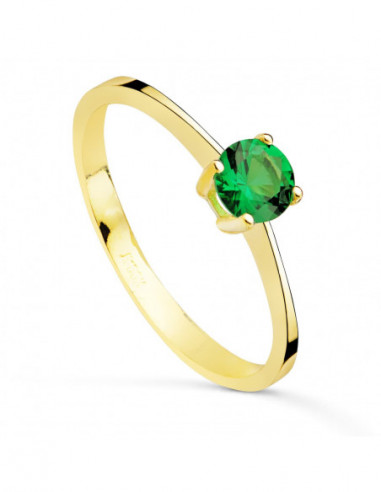 18K SOLITARIO ORO AMARILLO CON...