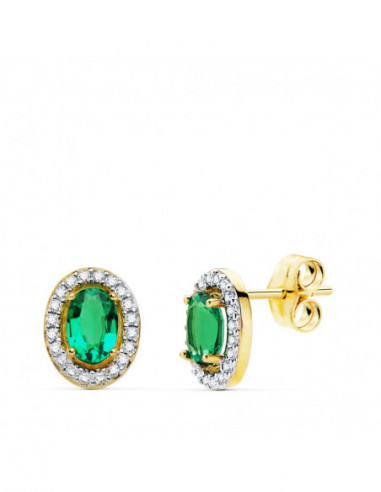 18K PENDIENTES ORO AMARILLO OVAL... 18K PENDIENTES ORO AMARILLO OVAL...