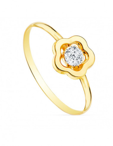 18K SORTIJA ORO AMARILLO COMUNION...