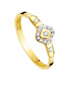 18K SORTIJA ORO BICOLOR... 2