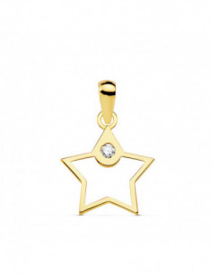 18K COLGANTE ESTRELLA... 2
