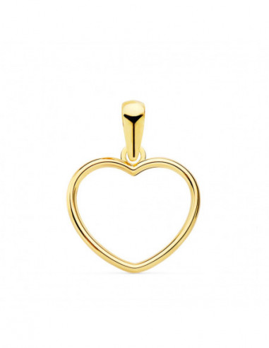 18K COLGANTE ORO AMARILLO CORAZON...