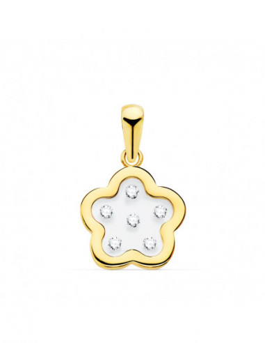 COLGANTE ORO AMARILLO FLOR AIRSHINE...