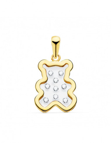 18K COLGANTE ORO AMARILLO OSO...