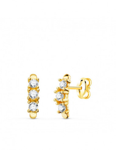 18K PENDIENTES ORO AMARILLO...