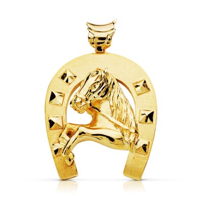 9K HERRADURA CABALLO 40X35 MM
