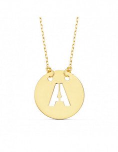 18K COLGANTE LETRA  A  15... 2