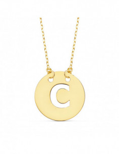 18K COLGANTE LETRA  C  15... 2