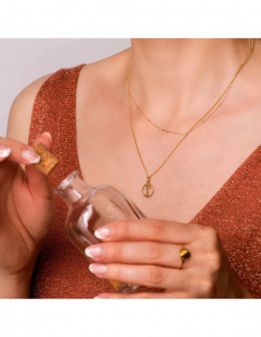 18K COLGANTE ORO AMARILLO HOROSCOPO...