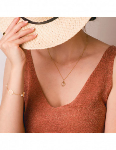 18K COLGANTE ORO AMARILLO HOROSCOPO...