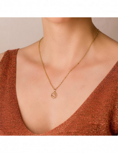 18K COLGANTE ORO AMARILLO HOROSCOPO...