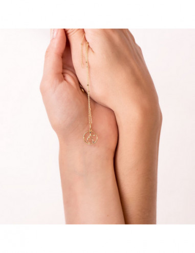 18K COLGANTE ORO AMARILLO HOROSCOPO...