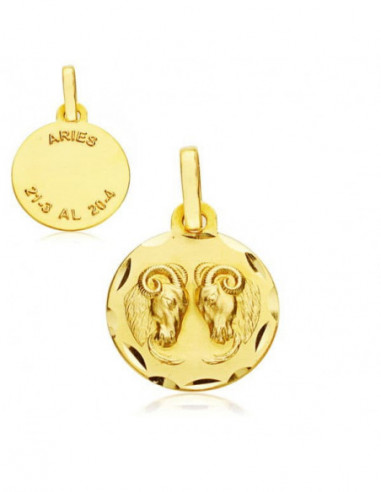 18K HOROSCOPO ARIES 13 MM