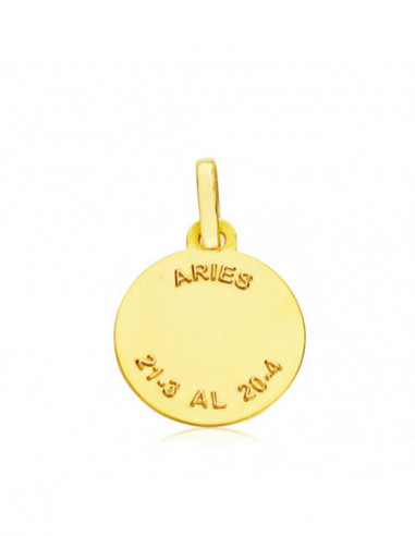 18K HOROSCOPO ARIES 13 MM