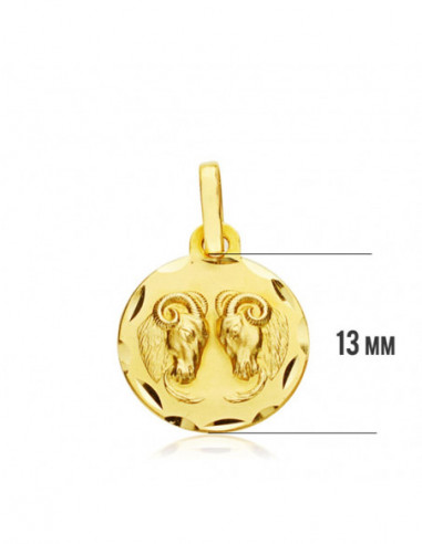 18K HOROSCOPO ARIES 13 MM