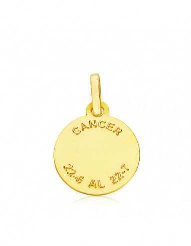 18K HOROSCOPO CANCER 13 MM