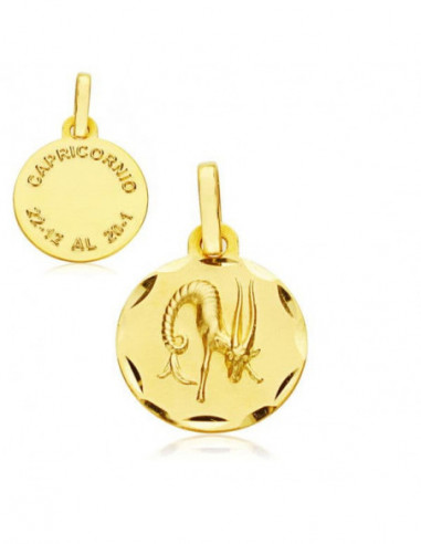 18K HOROSCOPO CAPRICORNIO 13 MM