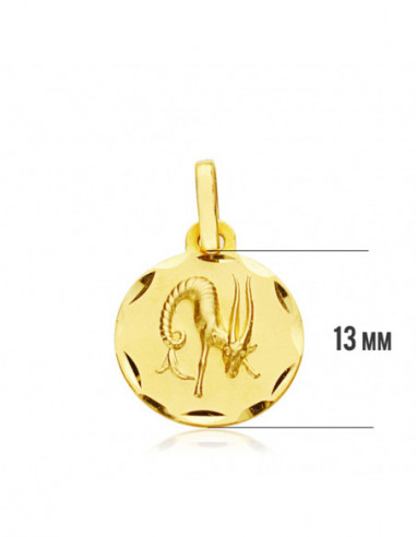 18K HOROSCOPO CAPRICORNIO 13 MM