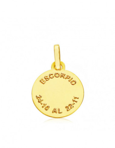 18K HOROSCOPO ESCORPIO 13 MM