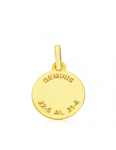 18K HOROSCOPO GEMINIS 13 MM