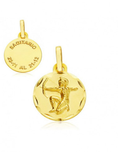 18K HOROSCOPO SAGITARIO 13 MM