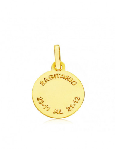 18K HOROSCOPO SAGITARIO 13 MM