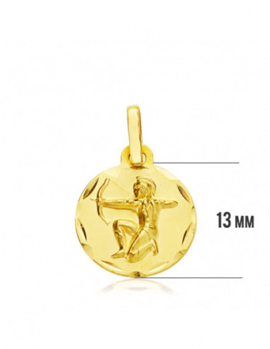 18K HOROSCOPO SAGITARIO 13 MM