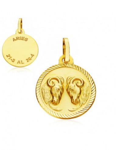 18K HOROSCOPO ARIES 20 MM