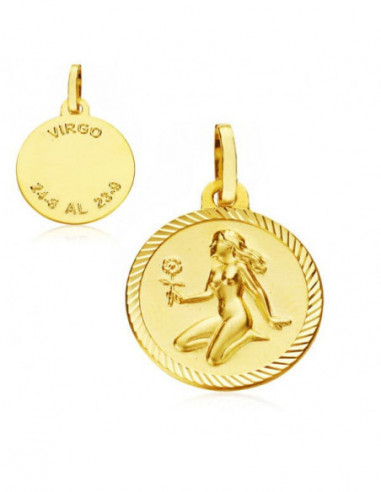 18K HOROSCOPO VIRGO 20 MM