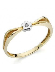 18K SORTIJA BICOLOR... 2