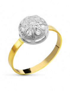 18K SORTIJA CIRCONITAS ORO... 2