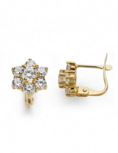 18K PENDIENTES ORO AMARILLO... 2