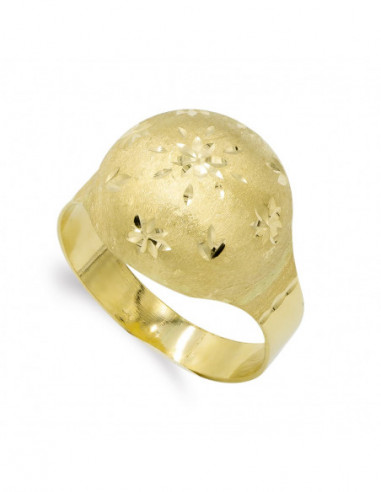 18K SORTIJA ORO AMARILLO MOTIVO...