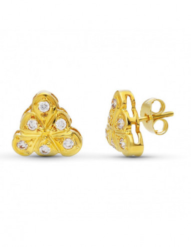 18K PENDIENTES ORO AMARILLO...
