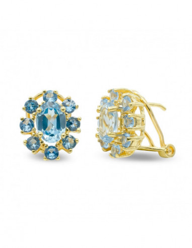 18K PENDIENTES ORO AMARILLO...