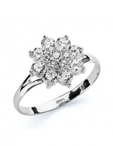 18K SORTIJA ORO BLANCO CUAJO 15...