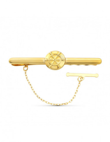 18K AGUJA ORO AMARILLO TIMON 55X12 MM