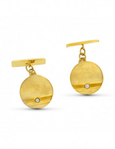 18K GEMELOS REDONDO... 2