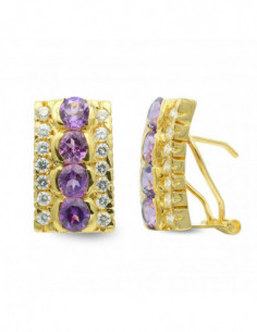 18K PENDIENTES ORO AMARILLO... 2