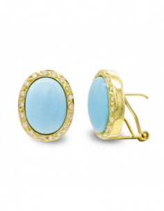 18K PENDIENTES ORO AMARILLO... 2